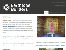 Tablet Screenshot of earthtonebuilders.com